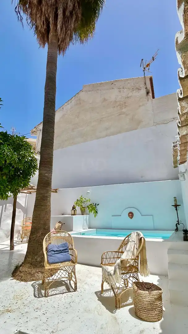 Exterior view of Houses for sale in Riogordo  with Terrace and Swimming Pool