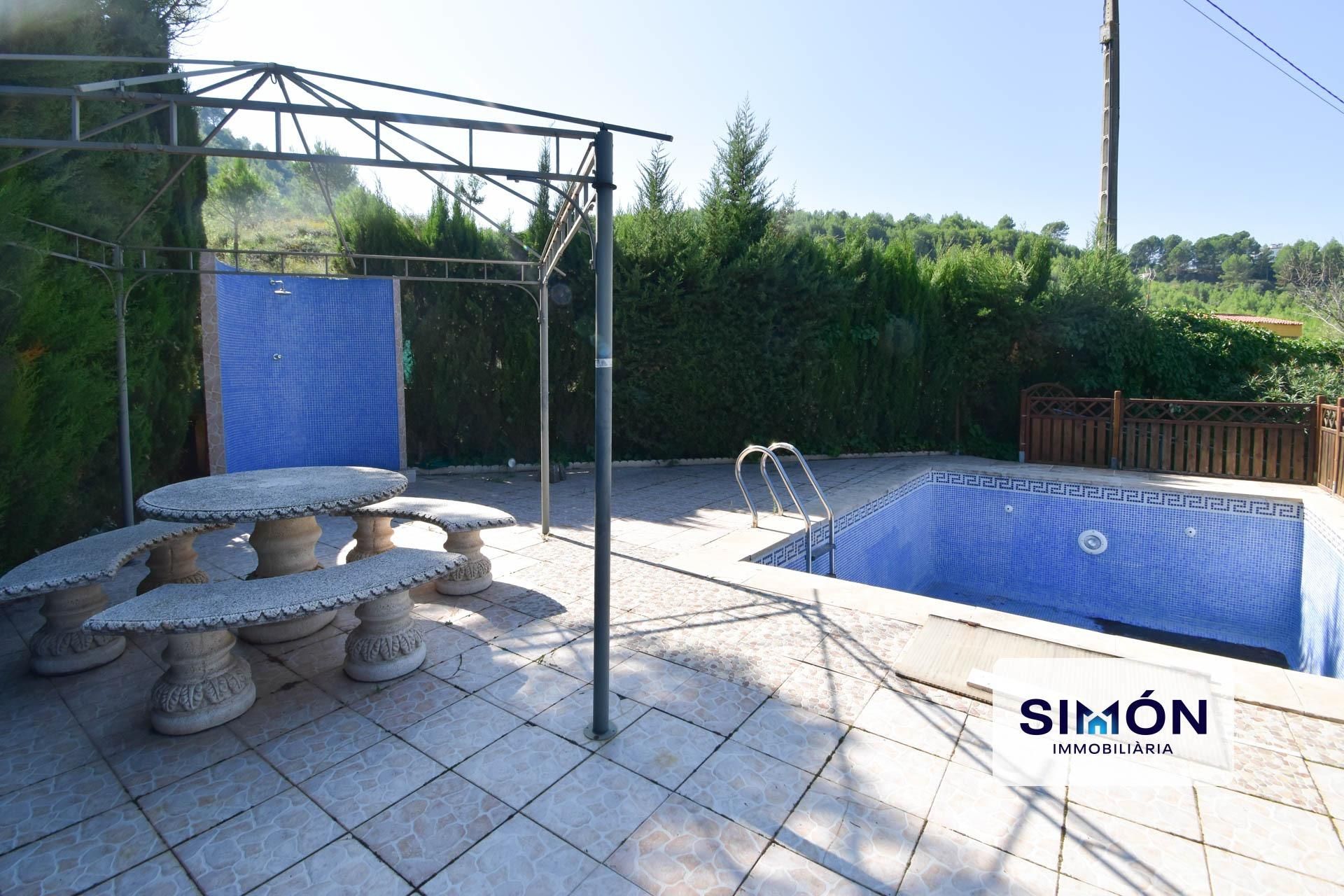 Swimming pool of Country house for sale in Sant Vicenç de Castellet  with Air Conditioner, Heating and Private garden