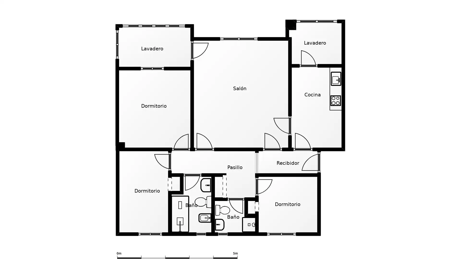 Piso con terraza en venta en Avenida ENTREVIAS, imagen 28