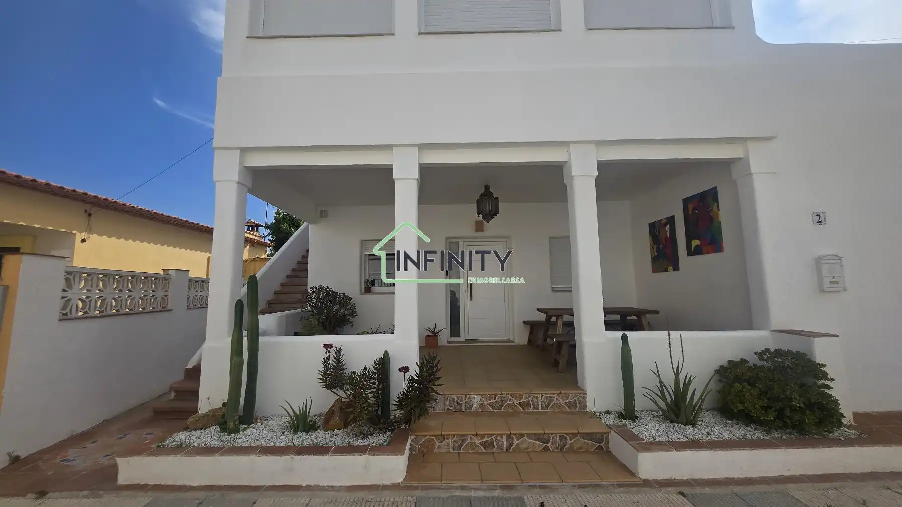 Exterior view of Houses for sale in Oliva  with Air Conditioner, Heating and Terrace