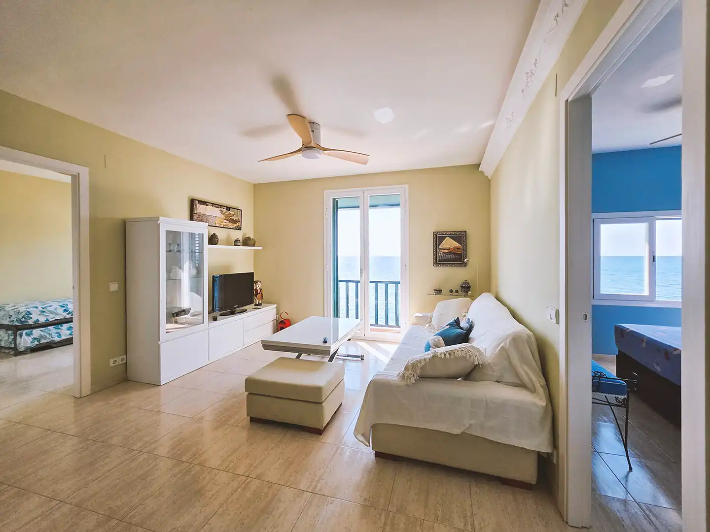 Living room of Flat for rent in Sant Pol de Mar  with Furnished, Oven and Washing machine