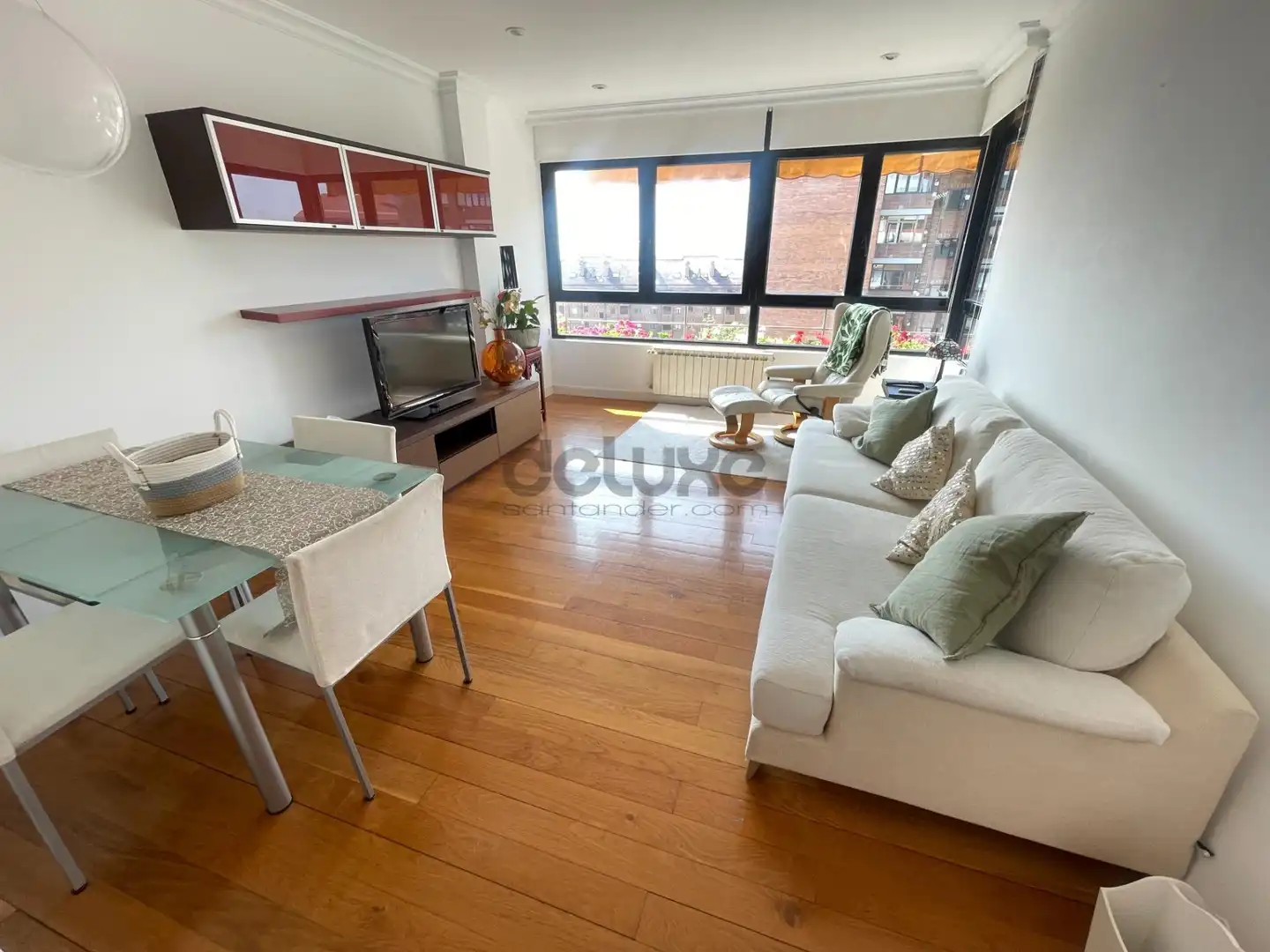 Living room of Flat for rent in Santander  with Heating and Furnished