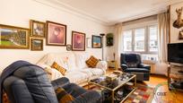 Living room of Flat for sale in Gijón   with Heating, Parquet flooring and Terrace