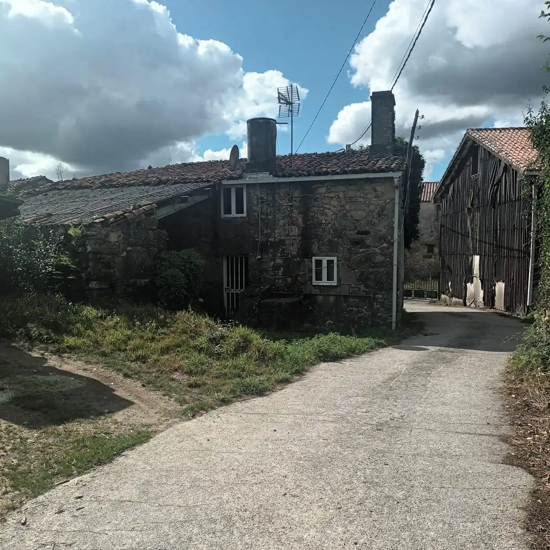 Vista exterior de Finca rústica en venta en Santa Comba con Jardín privado