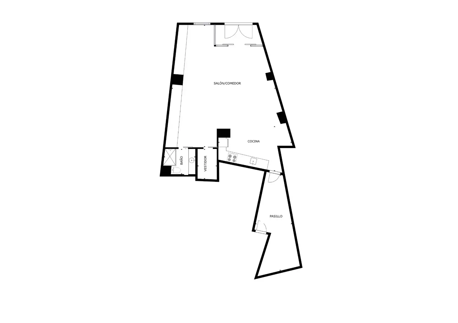 Loft en venta en Málaga con Aire acondicionado, Calefacción y Terraza