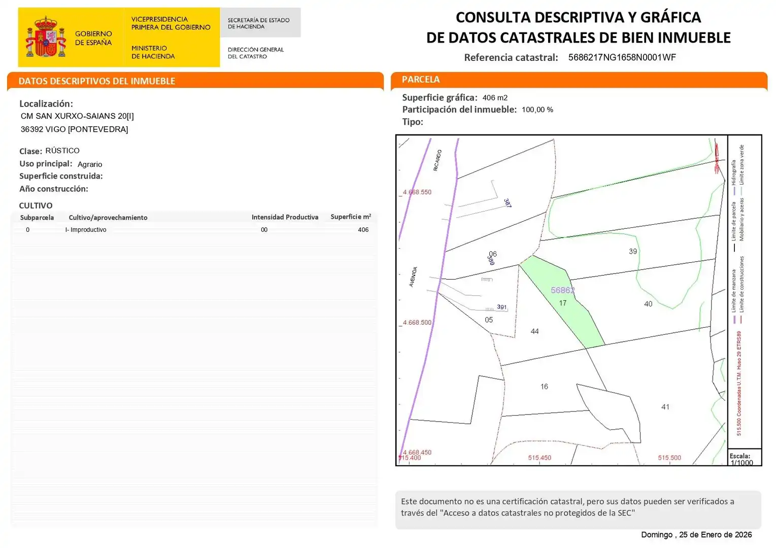 Vista exterior de Residencial en venta en Vigo 
