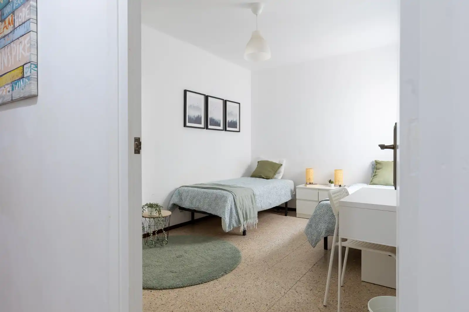 Bedroom of Flat for rent in Terrassa  with Furnished, Oven and Washing machine