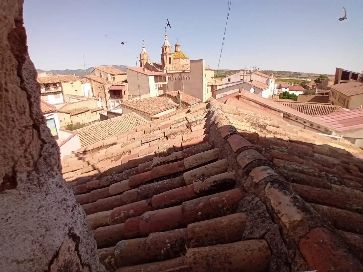 Exterior view of Detached homes for sale in Aguarón  with Balcony