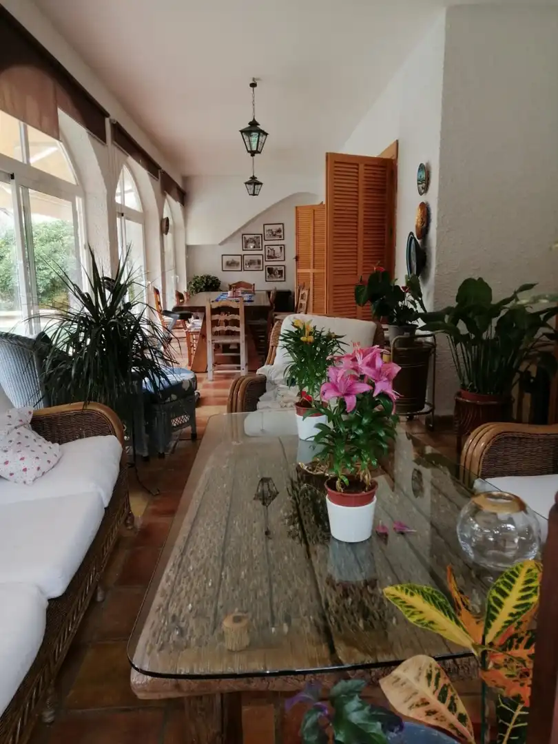 Sala d'estar de Casa o xalet en venda en Murcia amb Calefacció, Jardí privat i Parquet