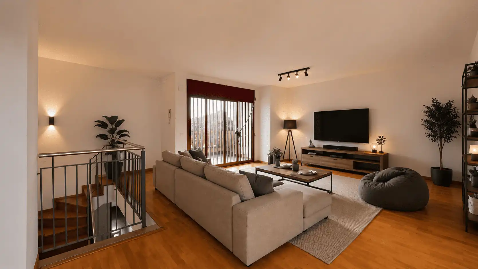 Sala de estar de Casa adosada en venta en Sant Pere de Ribes con Aire acondicionado, Calefacción y Terraza