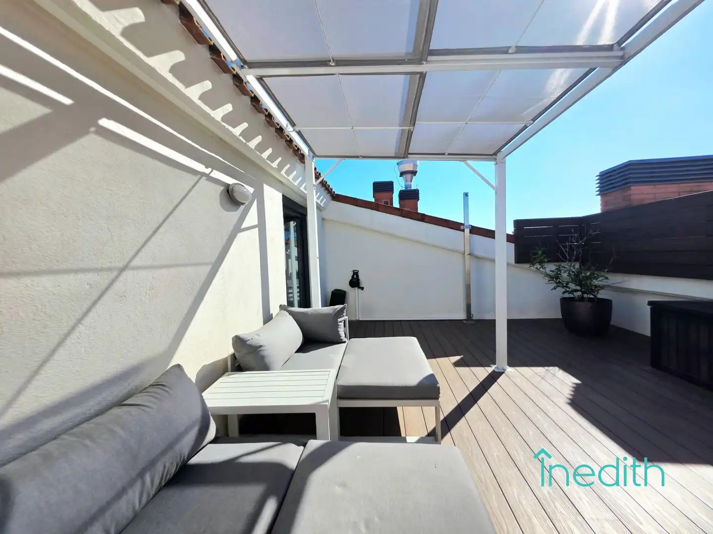 Terrace of Flat for sale in Castelldefels  with Air Conditioner, Heating and Private garden