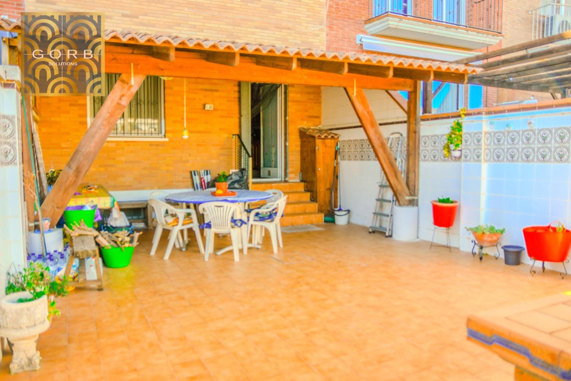Terrace of Single-family semi-detached for sale in Mataró  with Private garden, Terrace and Balcony