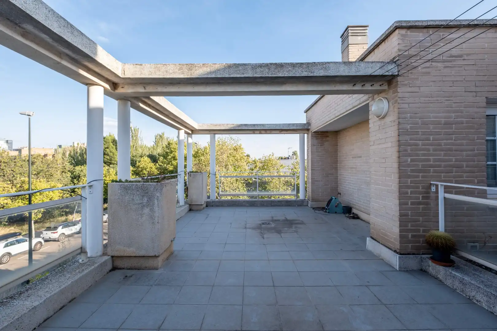Terrace of Detached homes for sale in Zaragoza  with Air Conditioner, Heating and Community pool
