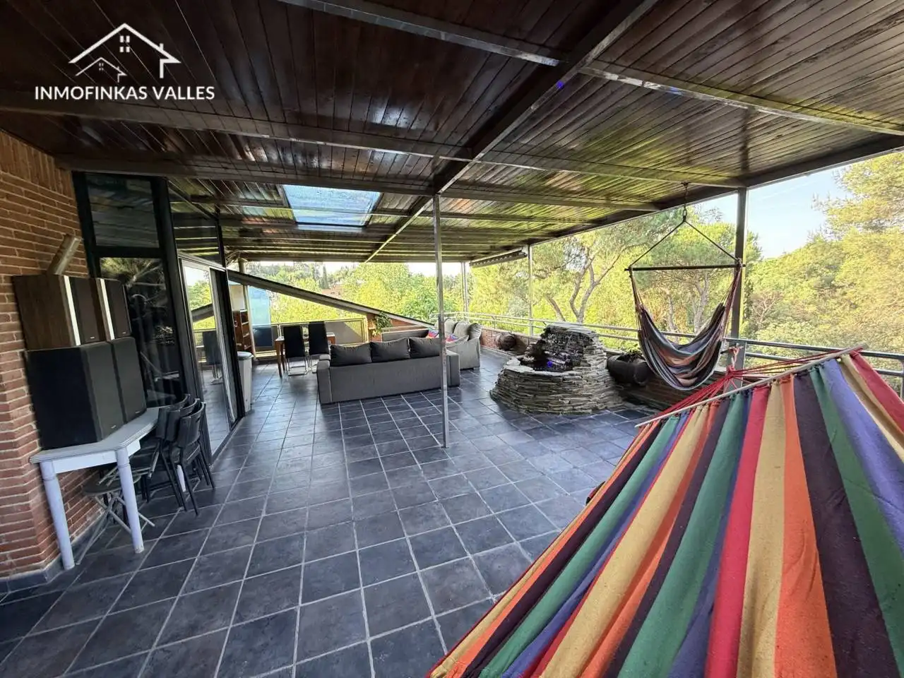 Terraza de Casa o chalet en venta en Lliçà de Vall con Aire acondicionado, Calefacción y Jardín privado