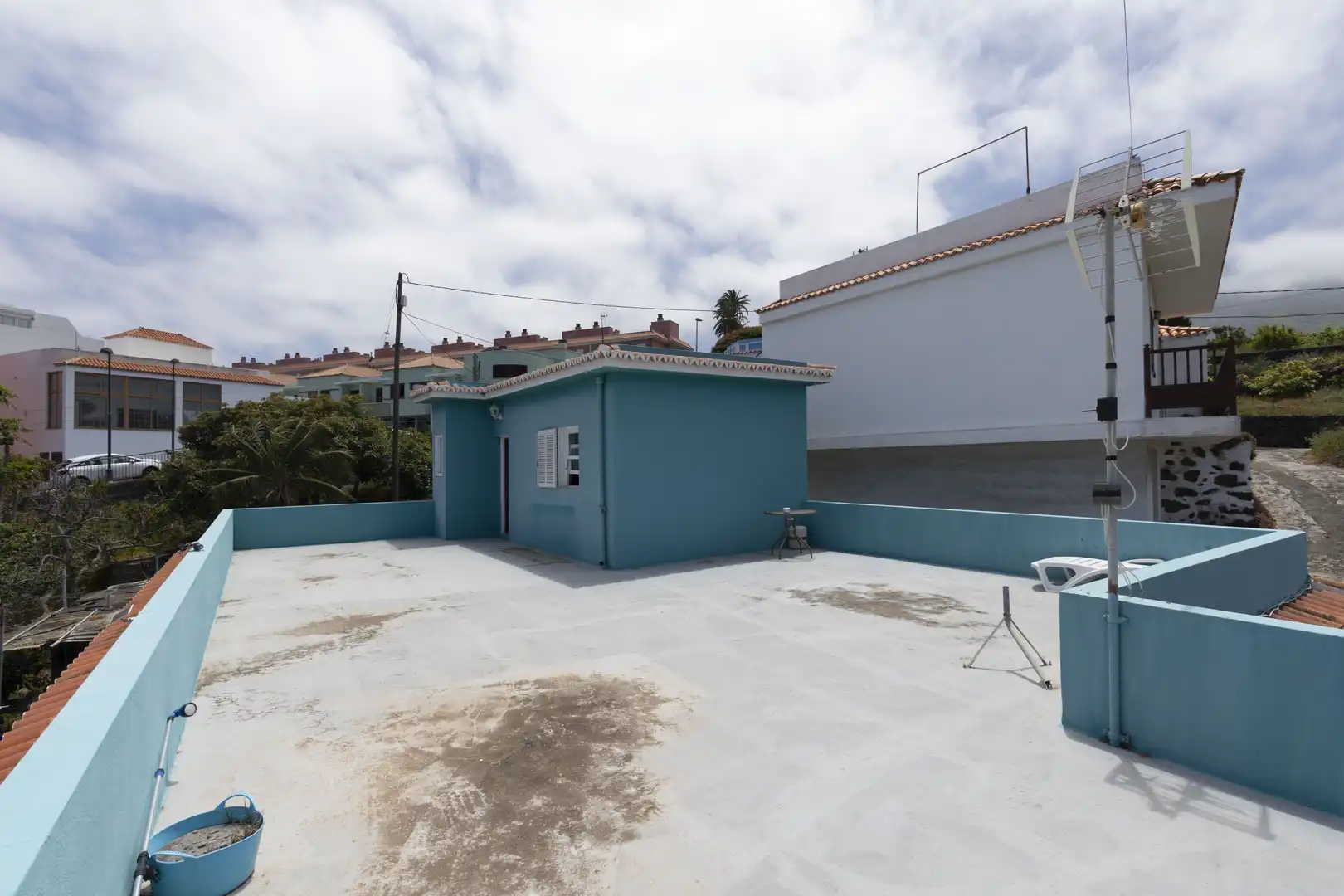 Vista exterior de Casa o xalet en venda en Breña Baja amb Jardí privat, Terrassa i Traster