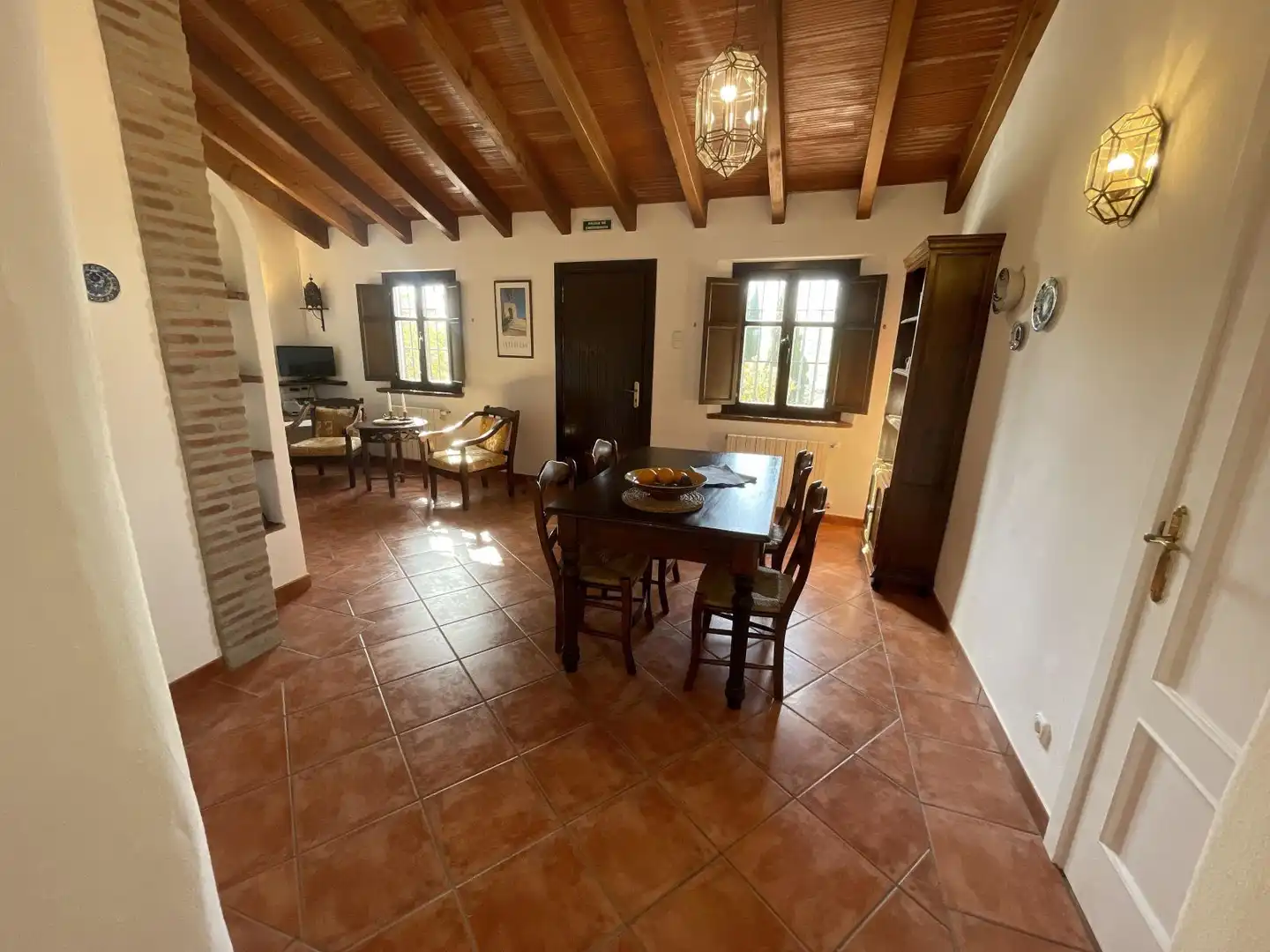 Esszimmer von Country house zum Verkauf in Villanueva de la Concepción mit Klimaanlage, Heizung und Privatgarten