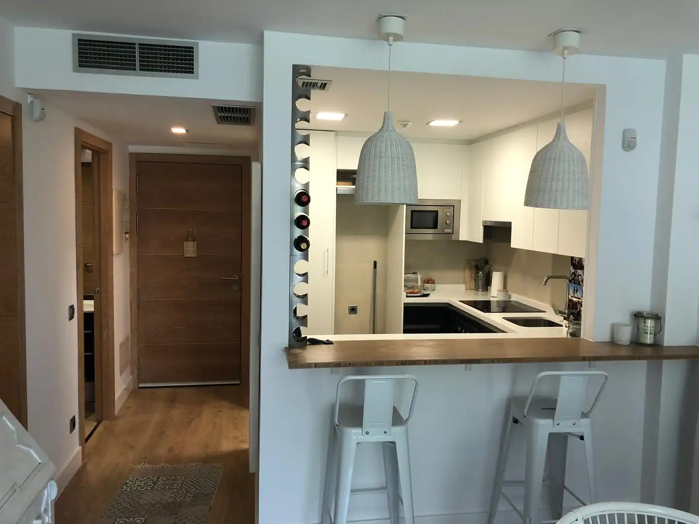 Cocina de Apartamento de alquiler en Las Rozas de Madrid con Aire acondicionado, Calefacción y Terraza
