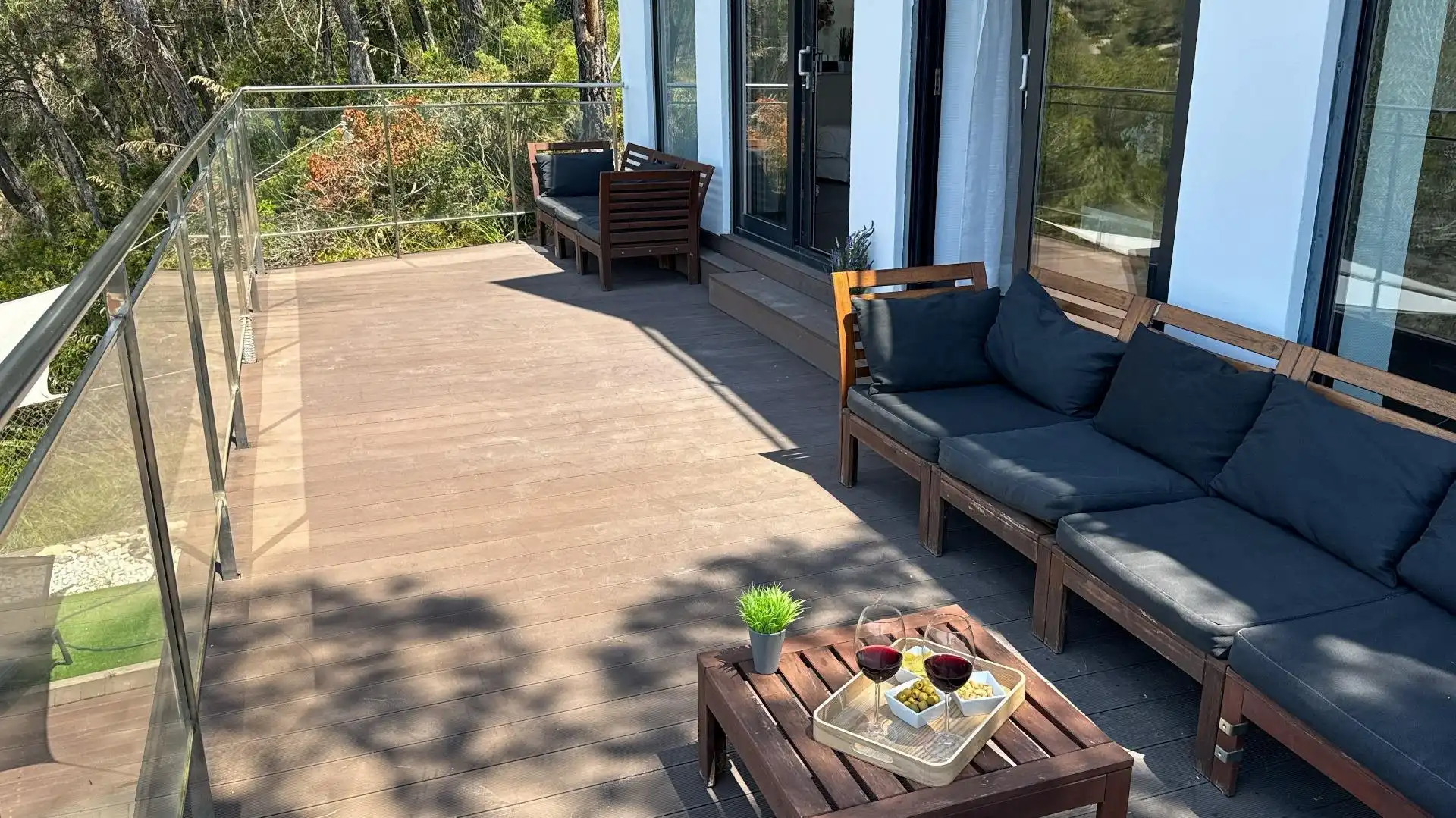 Terraza de Casa o chalet en venta en Olivella con Aire acondicionado, Calefacción y Jardín privado