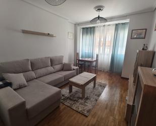 Living room of Flat to rent in A Coruña Capital   with Heating, Parquet flooring and Furnished