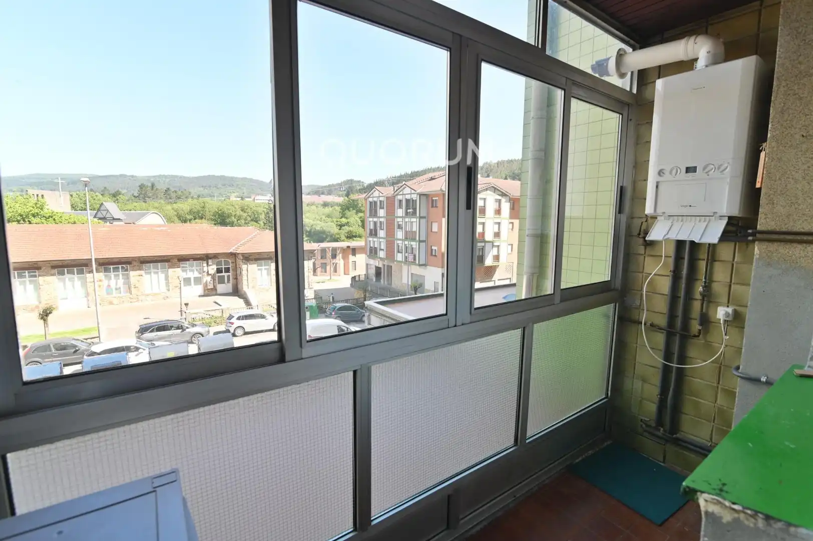 Balcony of Flat for sale in Usansolo  with Heating, Terrace and Storage room