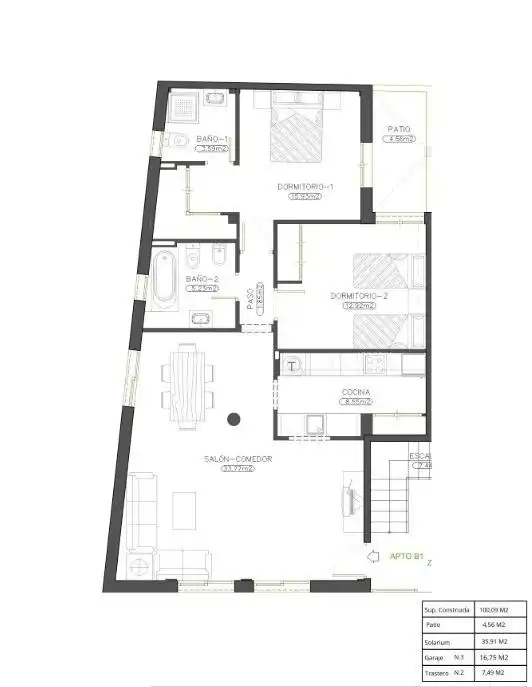 Apartamento con piscina en venta en Burjulu - La Mulería, imagen 14
