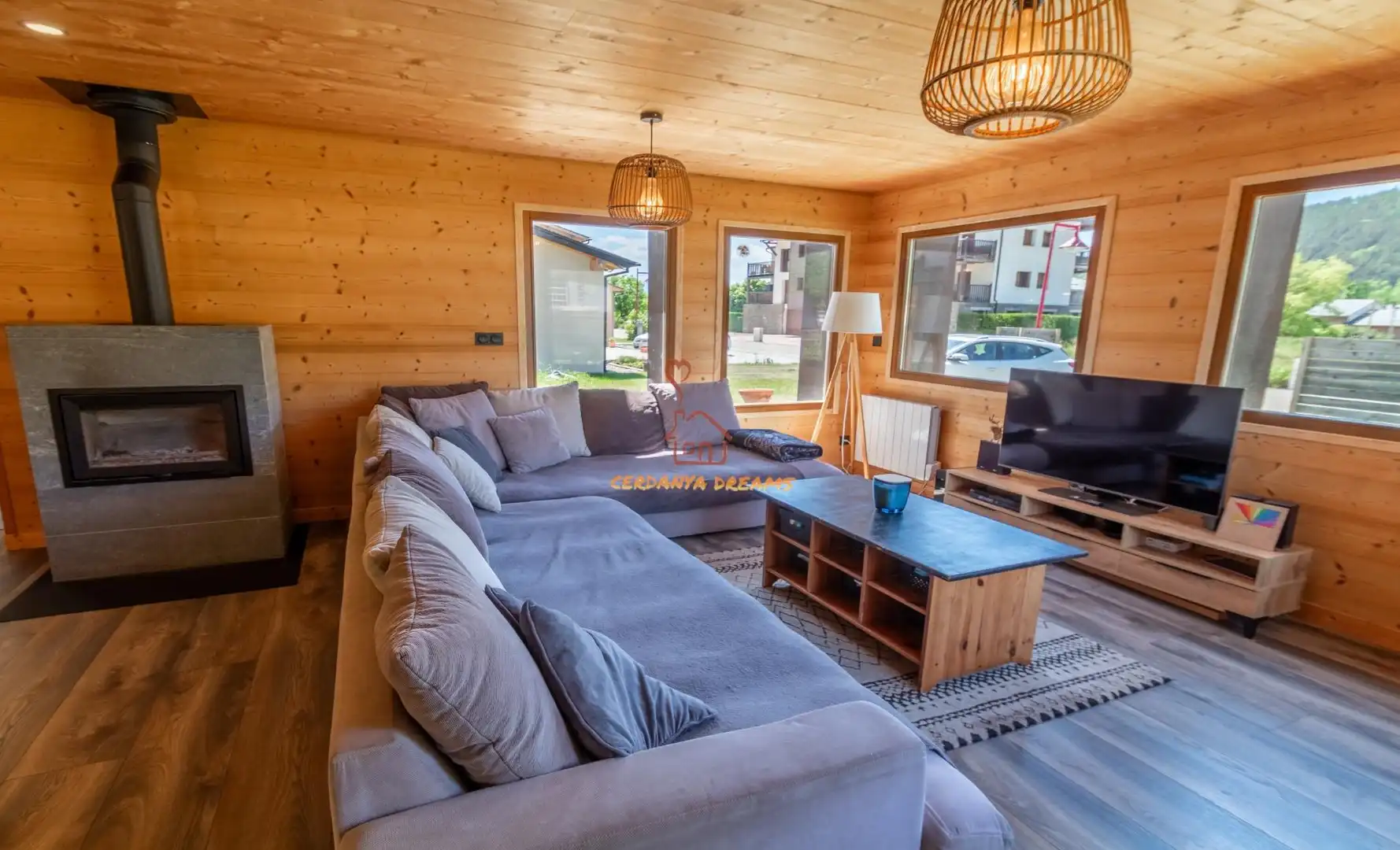 Sala de estar de Casa o chalet en venta en Latour - de - Carol con Calefacción, Jardín privado y Parquet