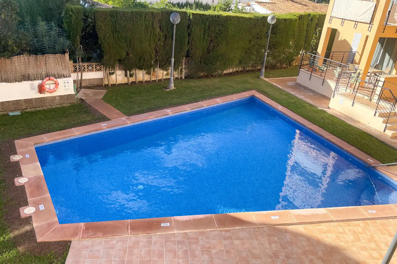 Swimming pool of Flat for rent in Capdepera  with Air Conditioner, Terrace and Furnished