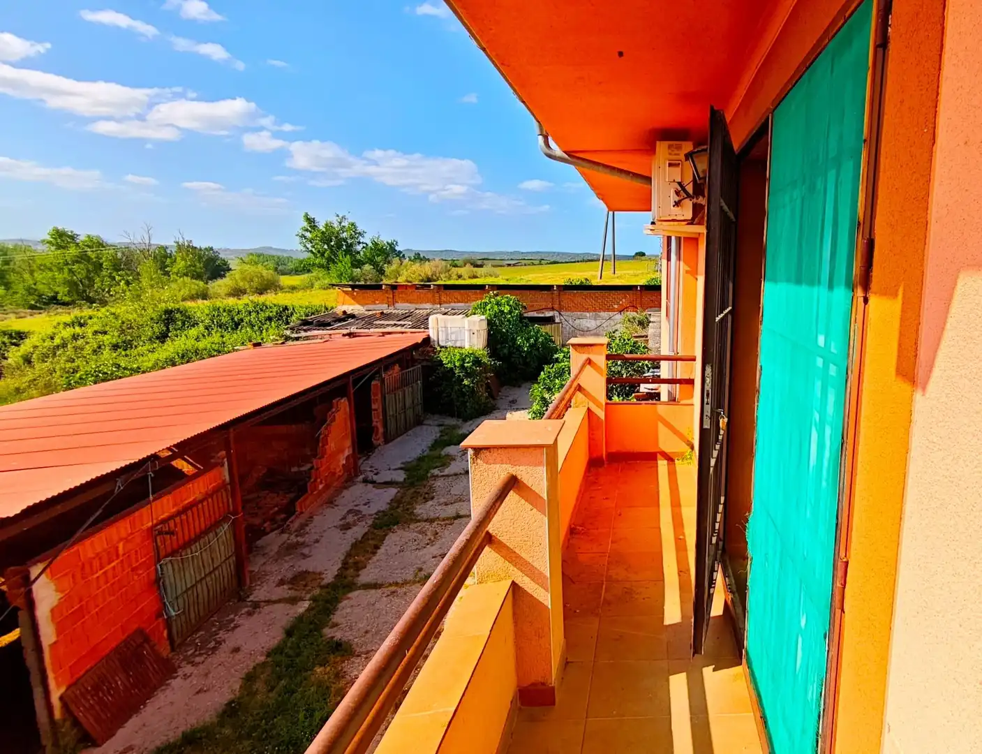 Terraza de Finca rústica en venta en Carcaboso con Aire acondicionado, Calefacción y Jardín privado