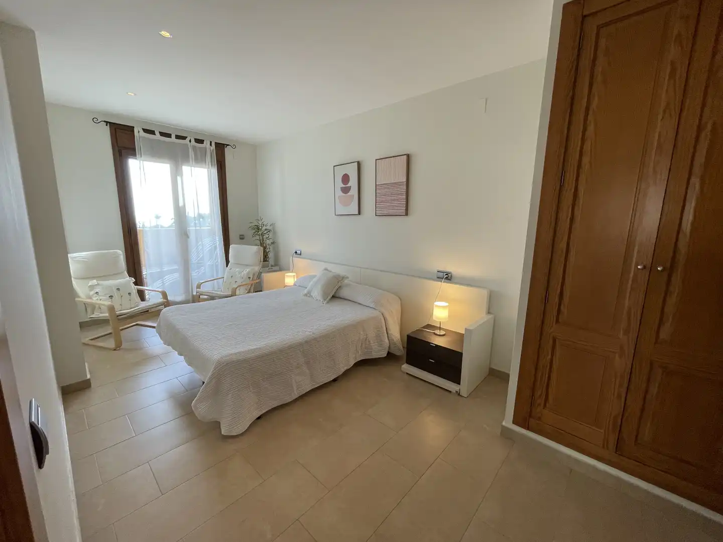 Dormitori de Apartament en venda en Alcalà de Xivert amb Aire condicionat, Calefacció i Jardí privat