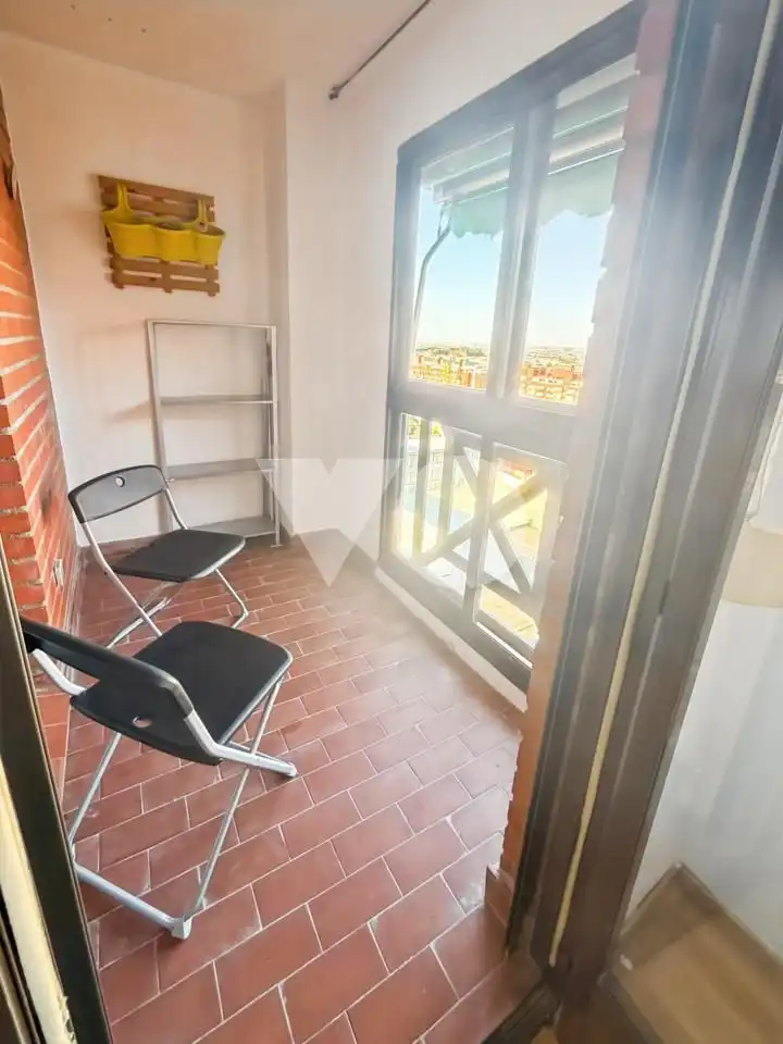 Balcony of Flat for rent in Madrid  with Air Conditioner, Heating and Terrace