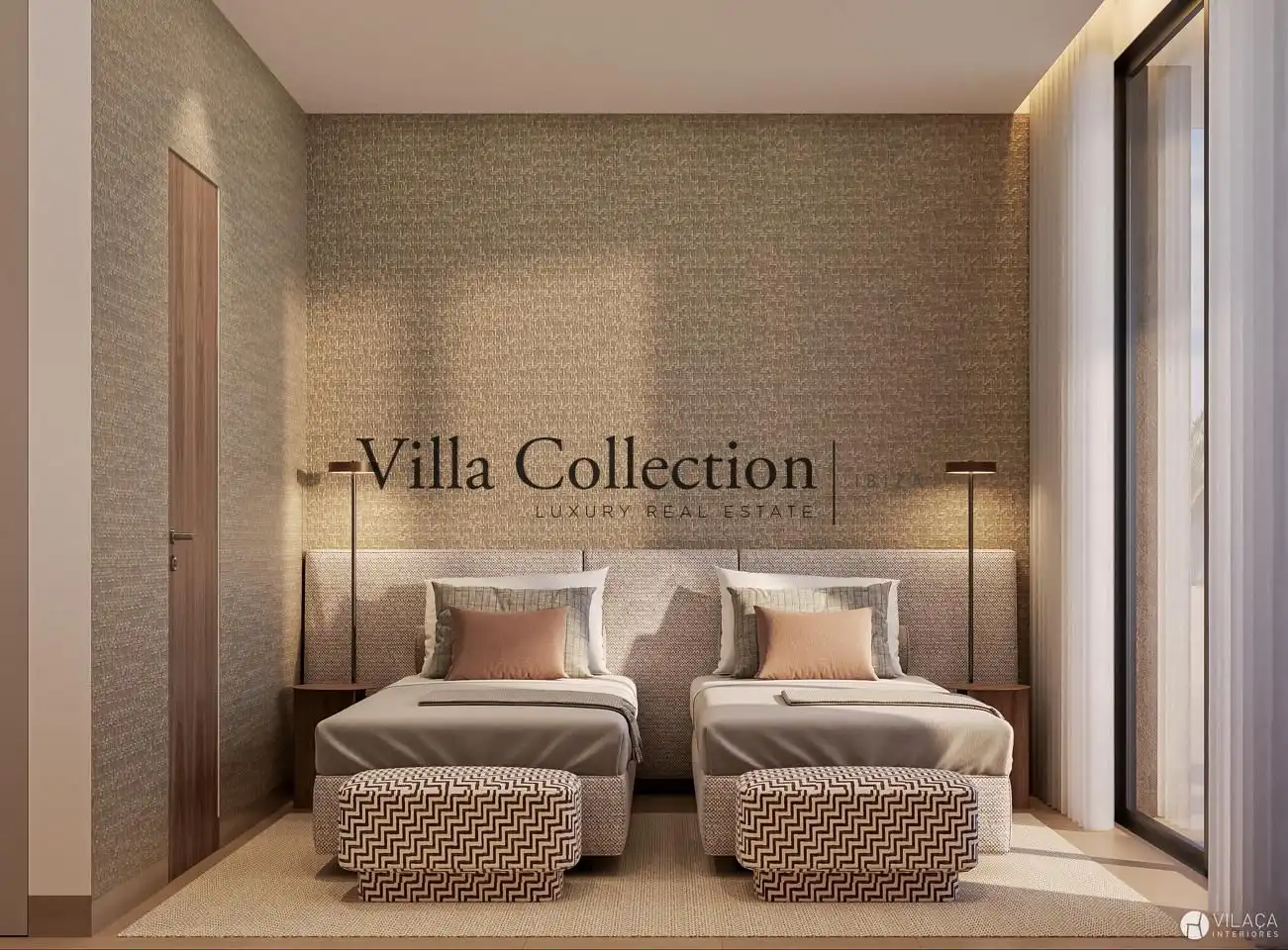 Bedroom of Houses for sale in Santa Eulària des Riu  with Air Conditioner, Heating and Terrace