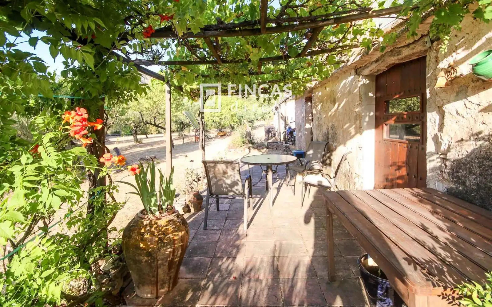 Terraza de Finca rústica en venta en Benifallet con Calefacción, Trastero y Amueblado