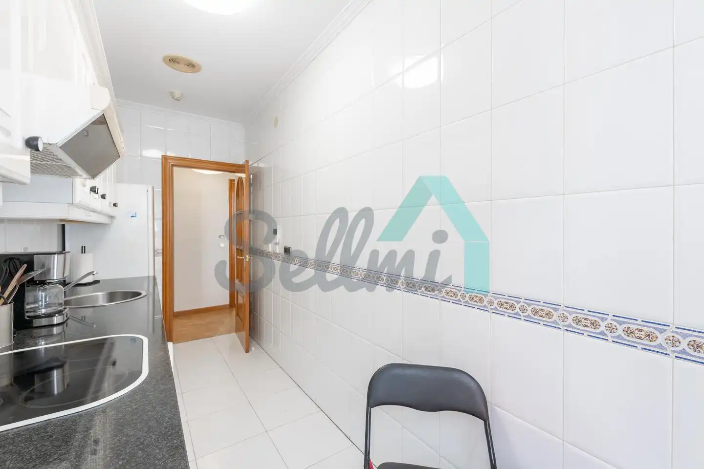 Kitchen of Flat for rent in Gijón   with Heating, Parquet flooring and Furnished