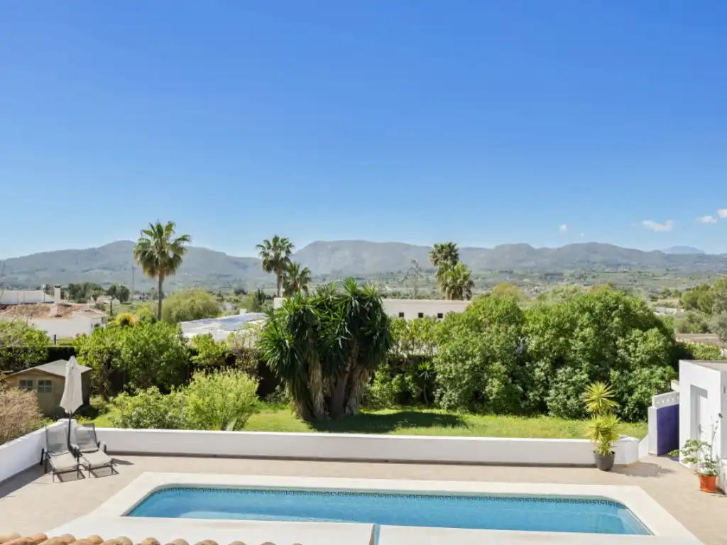 Exterior view of Houses for sale in Jávea / Xàbia  with Air Conditioner, Heating and Swimming Pool