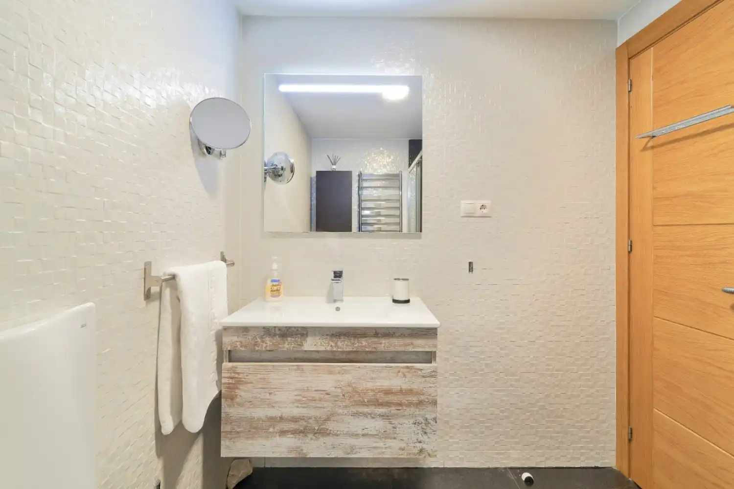 Baño de Ático de alquiler en Málaga con Aire acondicionado, Amueblado y Lavadora