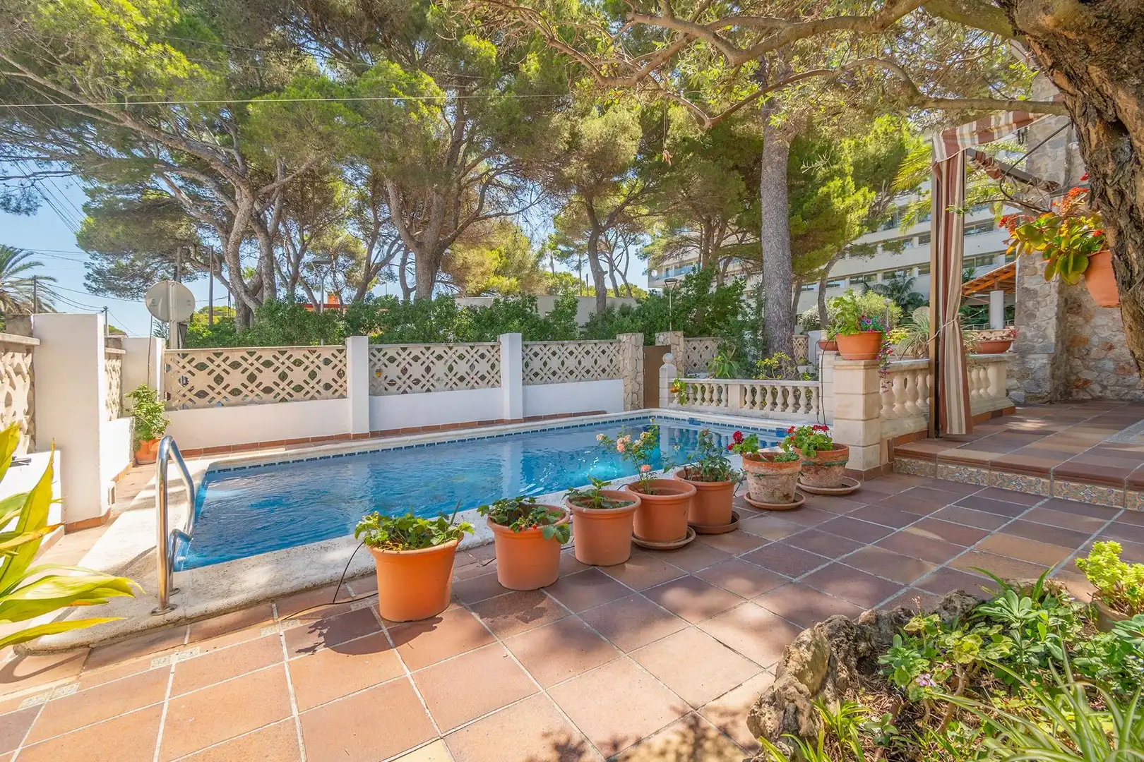 Piscina de Casa o xalet en venda en  Palma de Mallorca amb Aire condicionat, Jardí privat i Terrassa