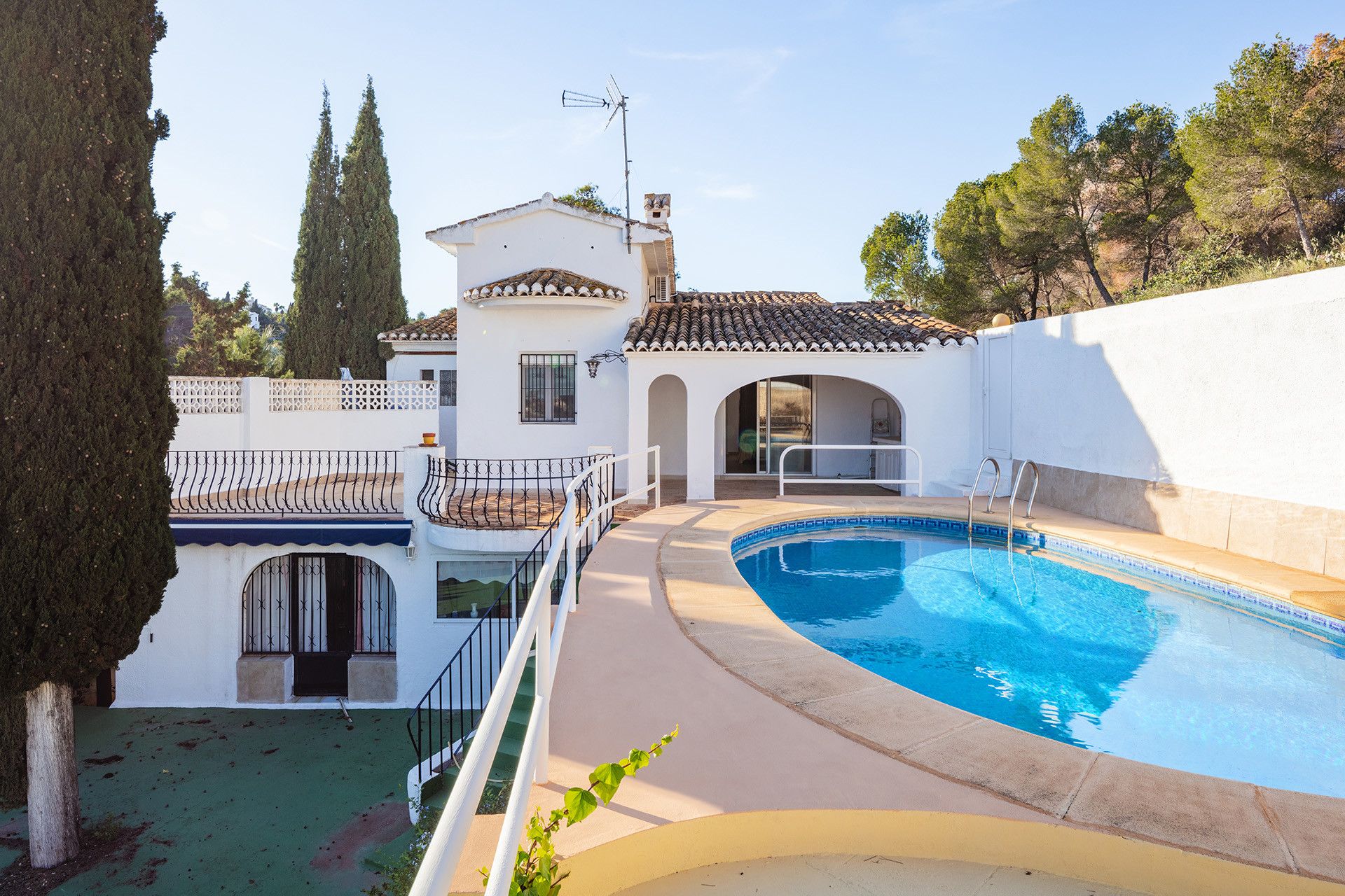 Exterior view of House or chalet for sale in Jávea / Xàbia  with Air Conditioner, Private garden and Terrace