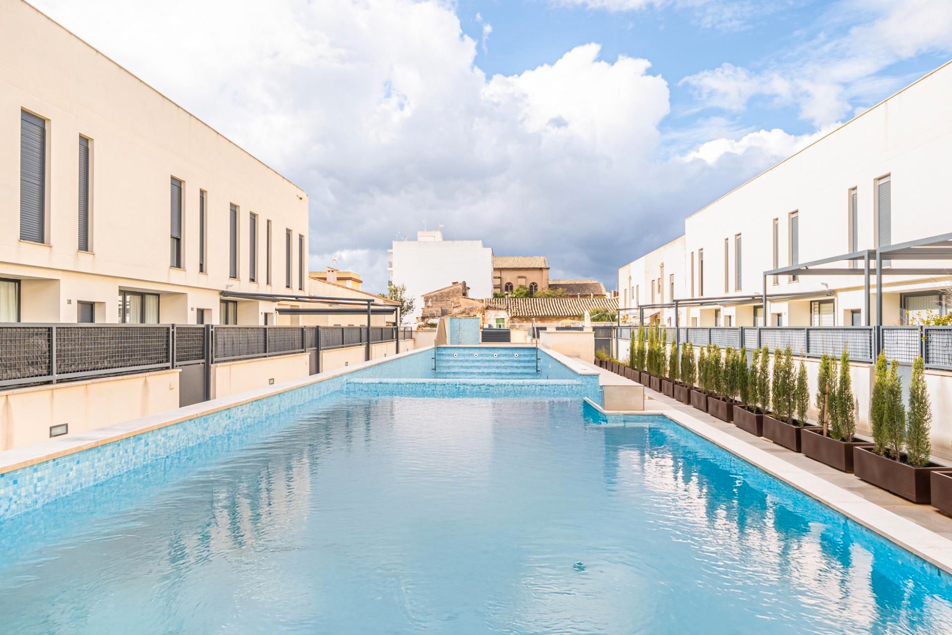 Swimming pool of Single-family semi-detached for sale in Marratxí  with Air Conditioner, Terrace and Storage room