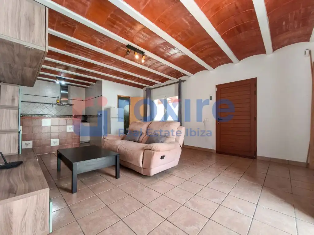 Living room of Houses for rent in Sant Antoni de Portmany  with Air Conditioner, Private garden and Terrace