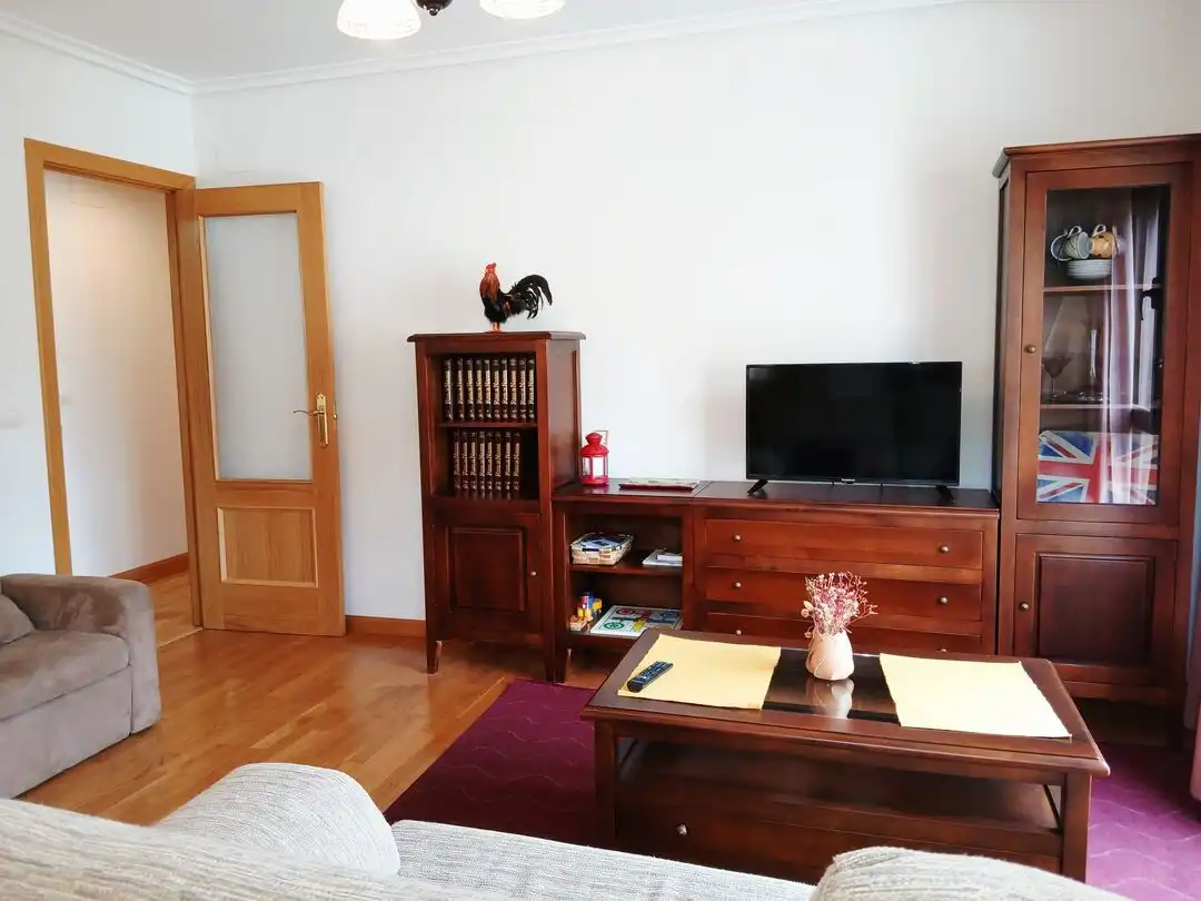 Sala d'estar de Pis en venda en Zorraquín amb Calefacció, Terrassa i Moblat