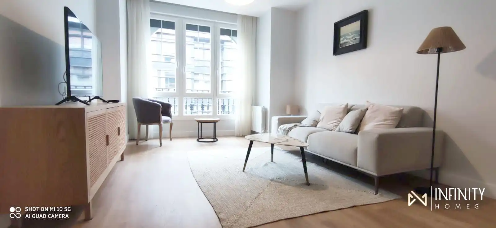 Wohnzimmer von Wohnung zur Miete in Bilbao  mit Heizung