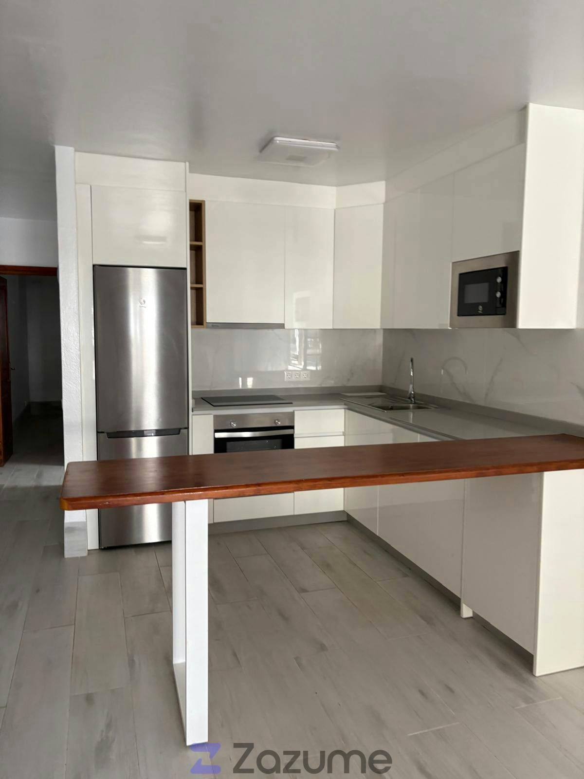 Kitchen of Flat for rent in San Bartolomé  with Parquet flooring, Terrace and Oven