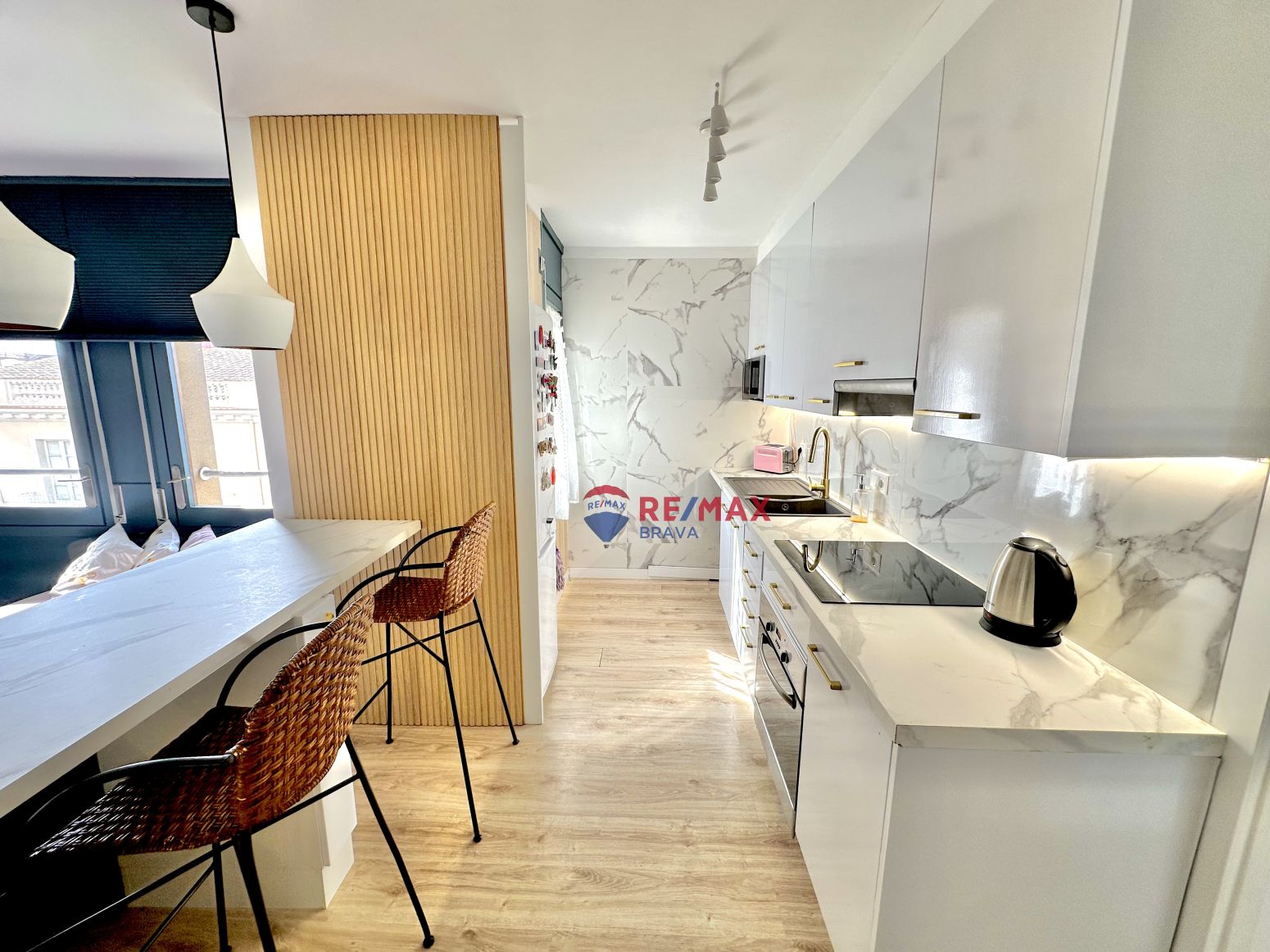 Cocina de Ático en venta en Figueres con Aire acondicionado, Calefacción y Parquet