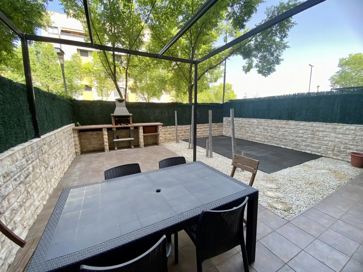 Terrace of Flat for rent in  Logroño  with Air Conditioner, Heating and Private garden