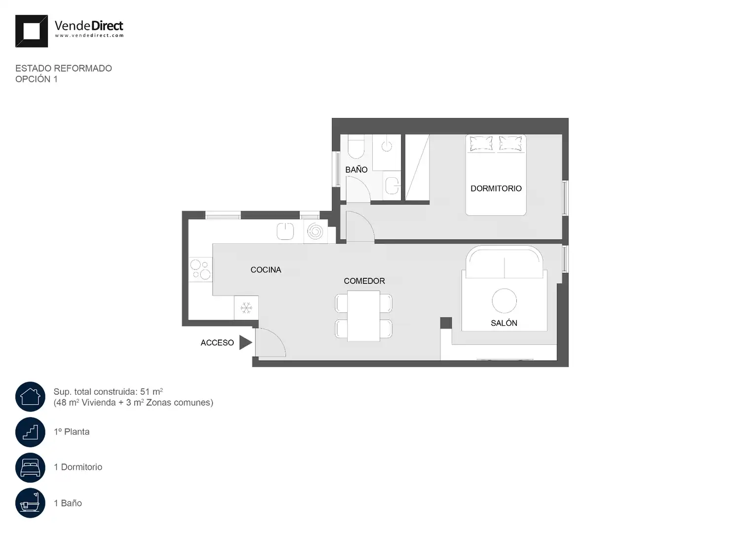 Piso en venta en Madrid con Aire acondicionado, Calefacción y Parquet