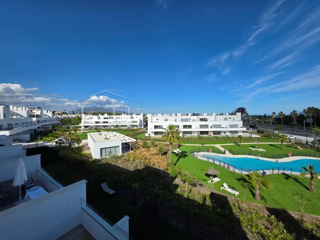 Jardín de Ático de alquiler en Estepona con Amueblado