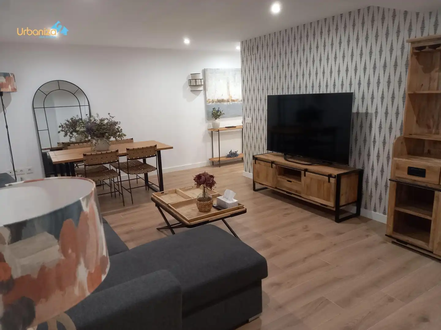 Sala de estar de Apartamento en venta en Badajoz con Amueblado