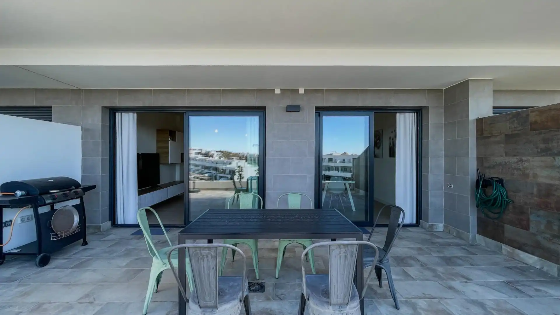 Terrasse von Dachboden zum Verkauf in Finestrat mit Klimaanlage, Terrasse und Möbliert