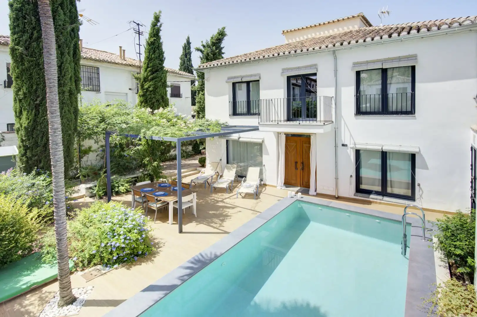 Vista exterior de Casa o chalet en venta en Granada con Aire acondicionado, Calefacción y Jardín privado