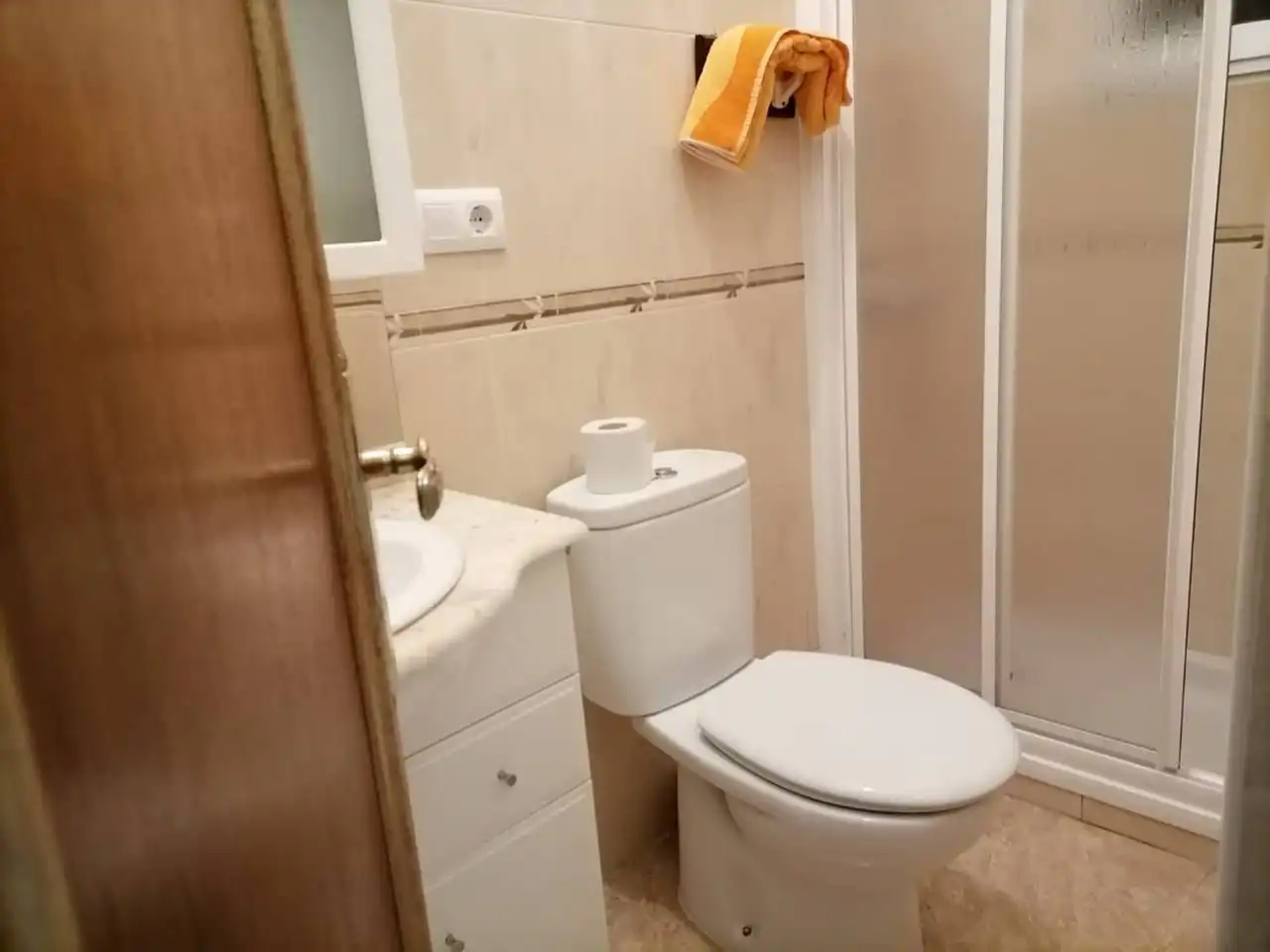 Bathroom of Detached homes for sale in Sancti-Spíritus (Salamanca)  with Heating and Furnished